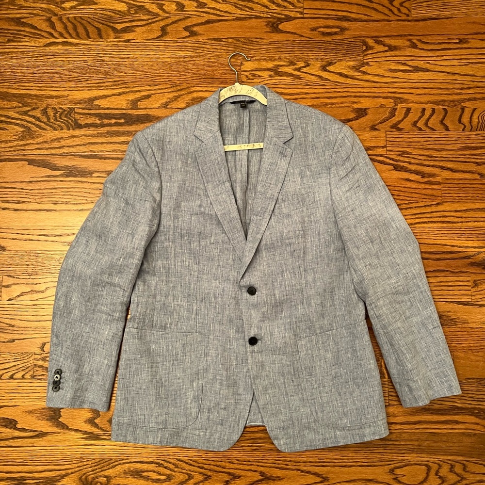 Light blue Banana republic new without tags 44S light blue blazer summer jacket!